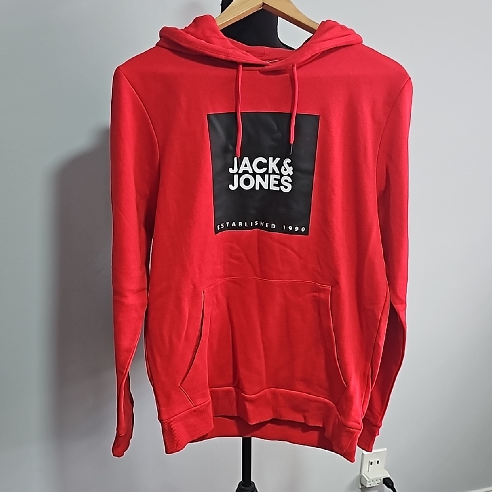 Jack & Jones Red Hoodie for Men